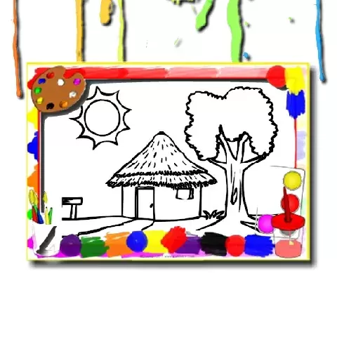 BTS House Coloring Book